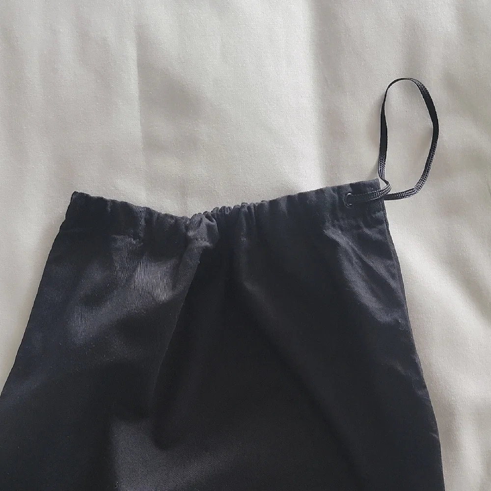 Saint Laurent 2 dua Black Logo Dust Bags - Picture 3 of 6